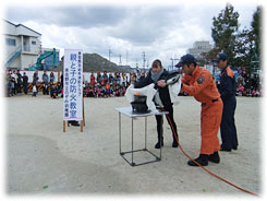 天ぷら油の火災実験